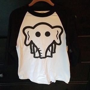 Elephant baseball tee